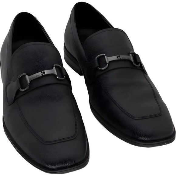 Calvin Klein Men's Malcome Loafer Slip-On Black Shoes Size 11.5M - Picture 1 of 6